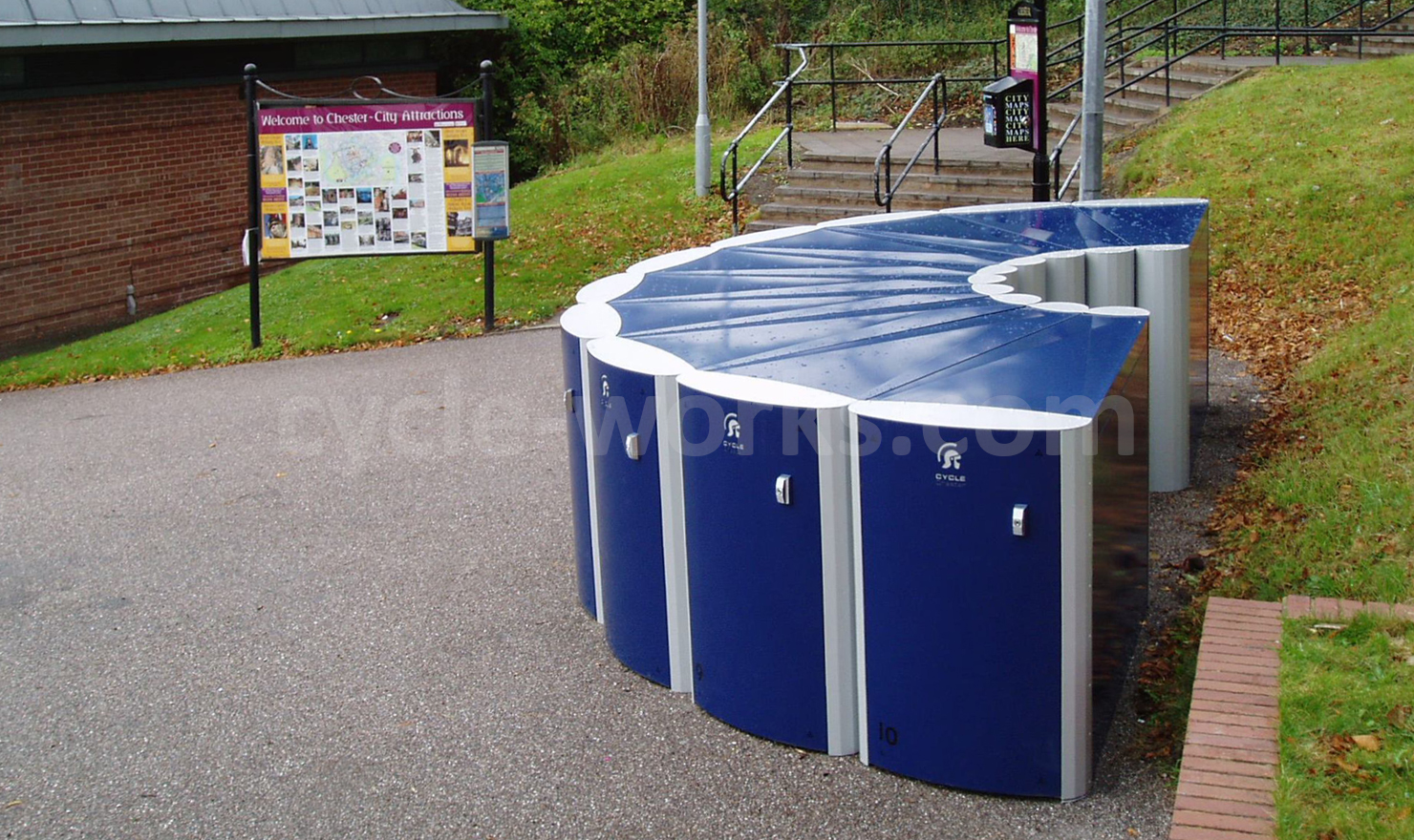 Chester Park and Ride Bike Locker