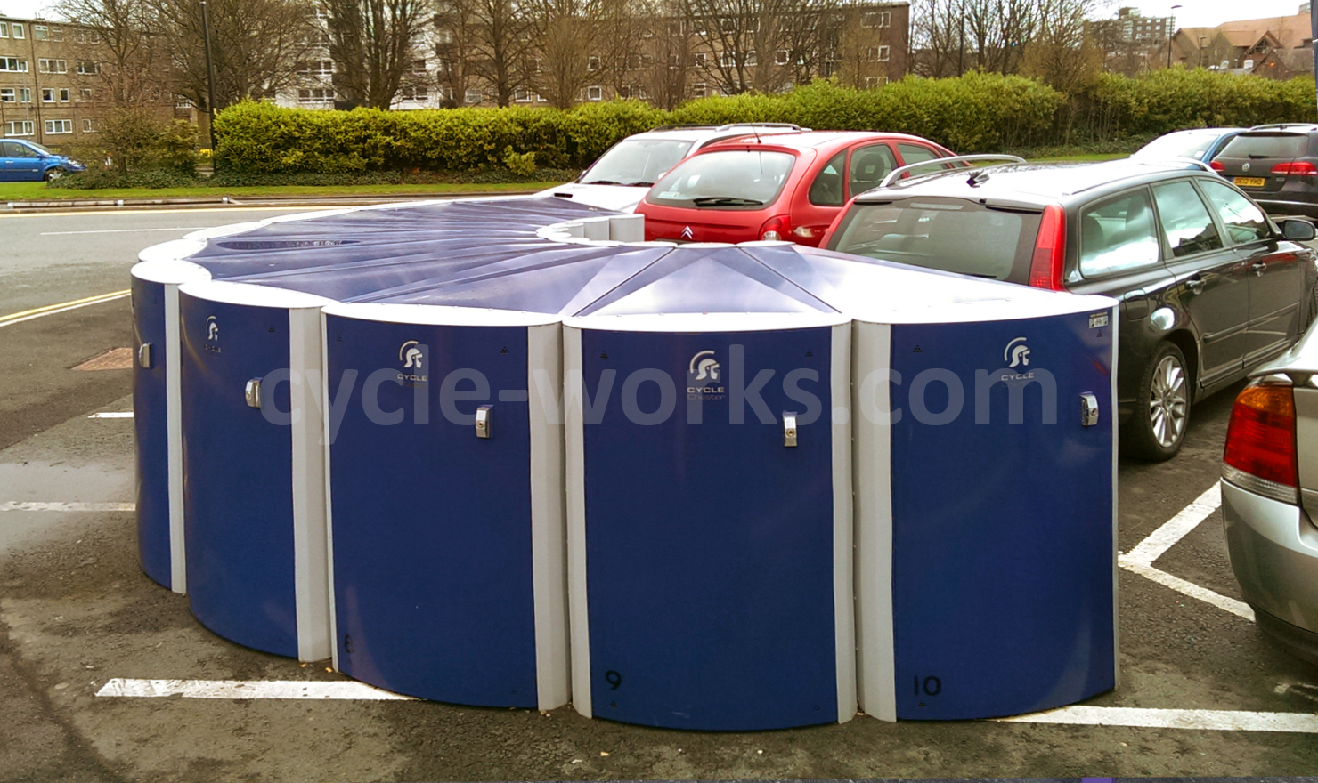 Chester Park and Ride Bike Lockers