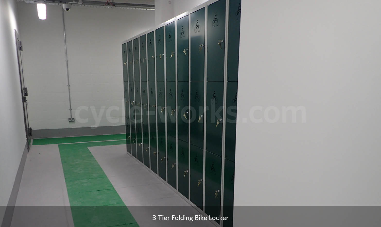 Three Tier Folding Bike Lockers