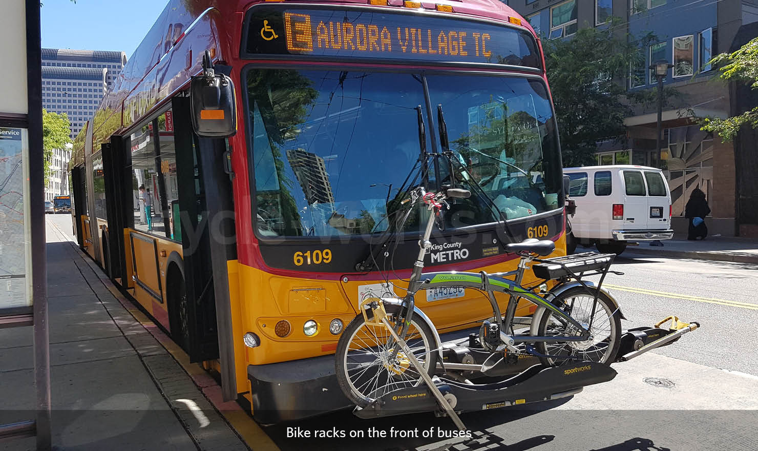 Bus on sale bike rack