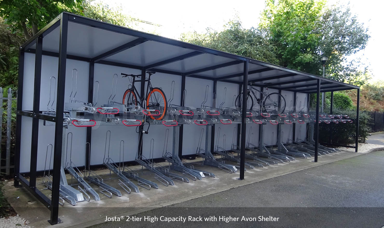 bike rack shelter