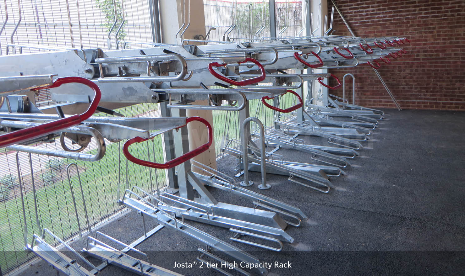 josta 2 tier cycle rack