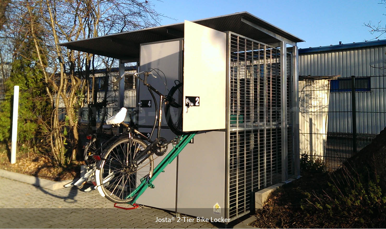 Josta Bike Store 2 - 2-tier bike lockers