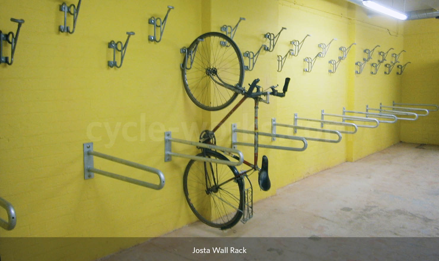 Josta® Wall Rack, Wall-mounted bicycle rack