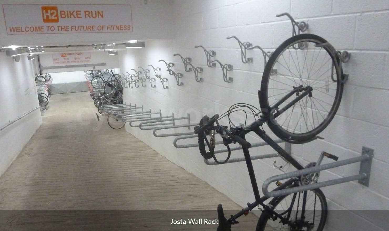 wall mounted bike shelter