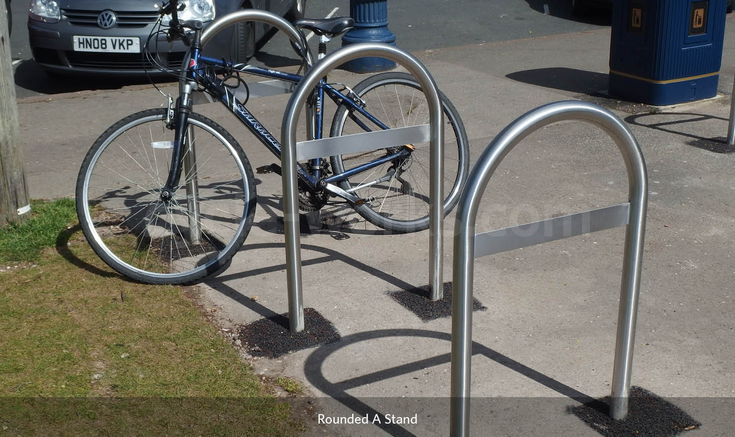 Rounded A Bicycle Rack