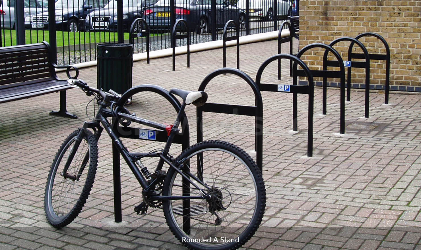 Rounded A Rack Bicycle Stand