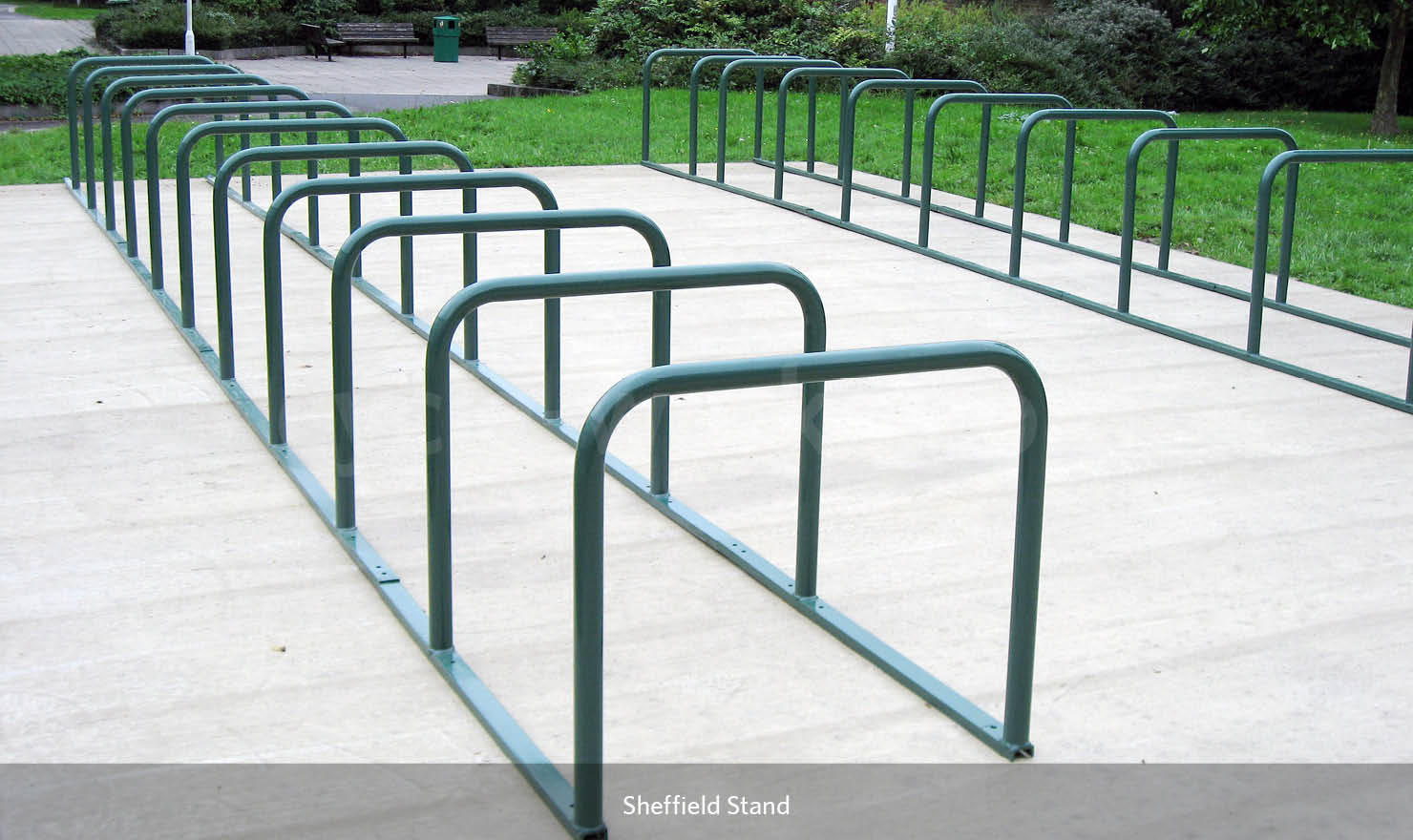 Sheffield Stand Classic flat top rack for two bicycles Bike Security