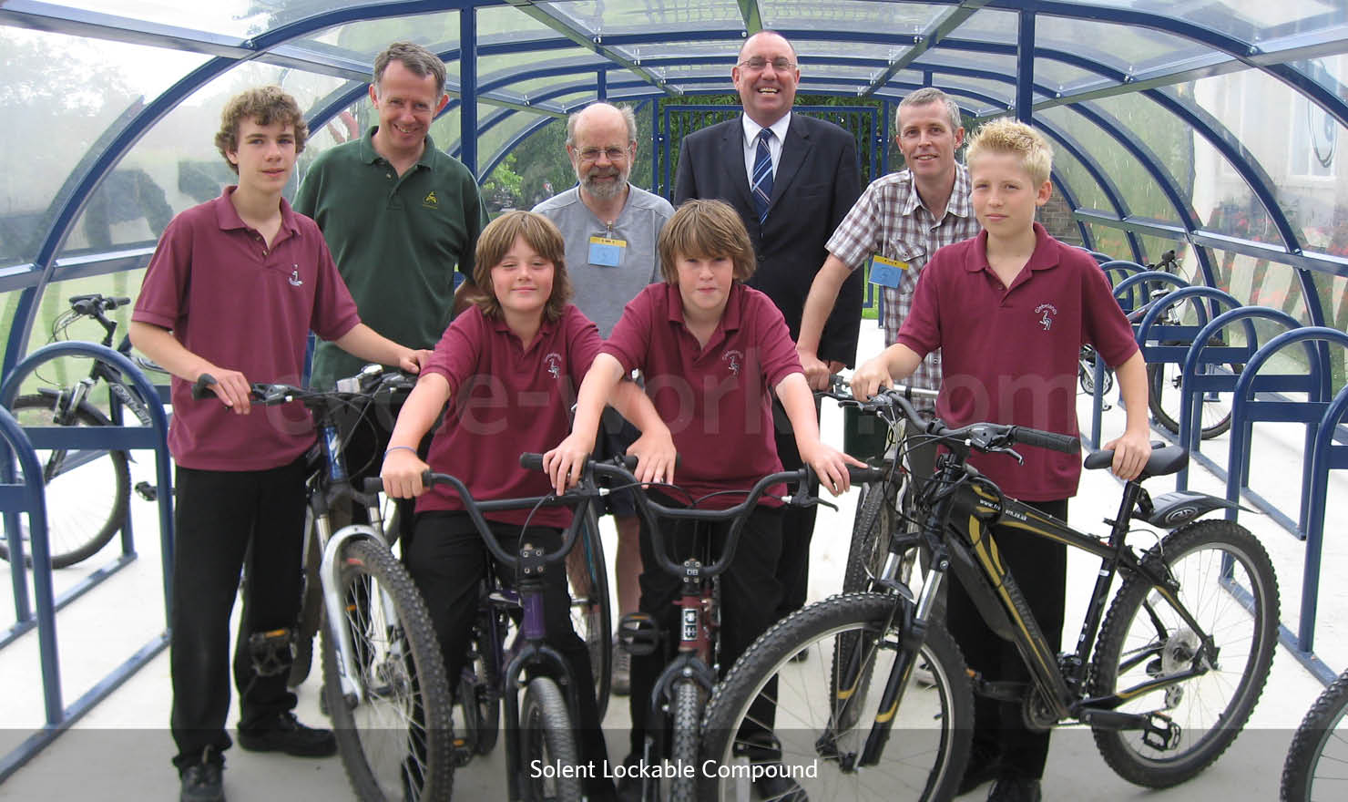 Solent Bike Compound at Surrey School