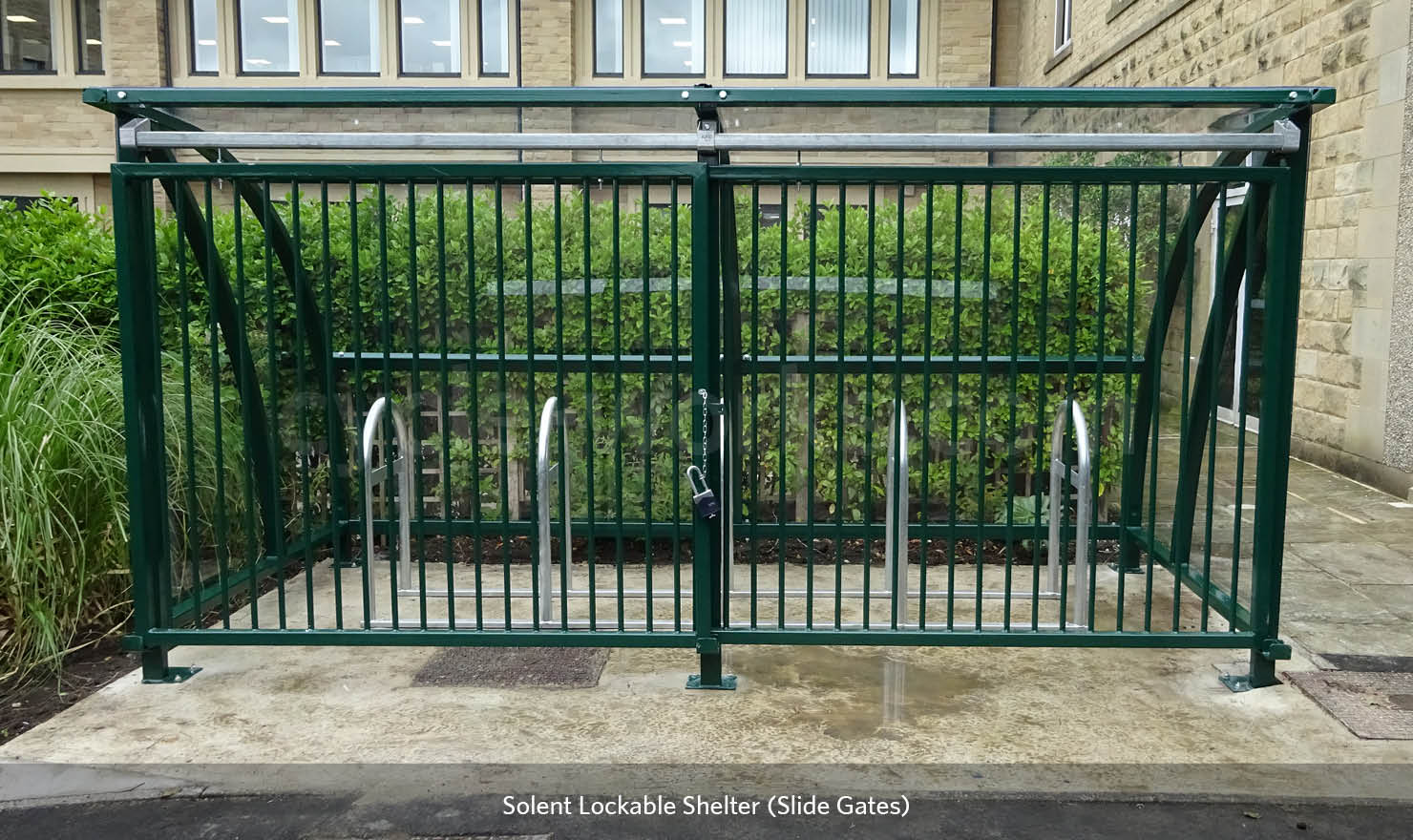 Cycle Shelter with Racks