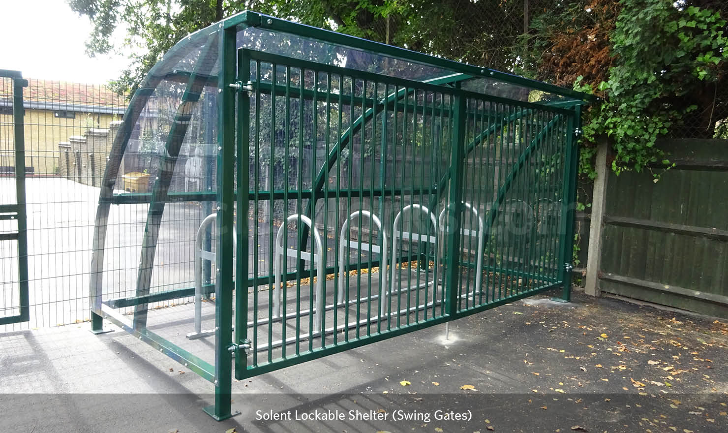 lockable bike shelter