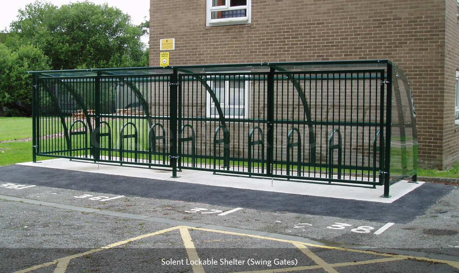 Bike Shelter with Gate