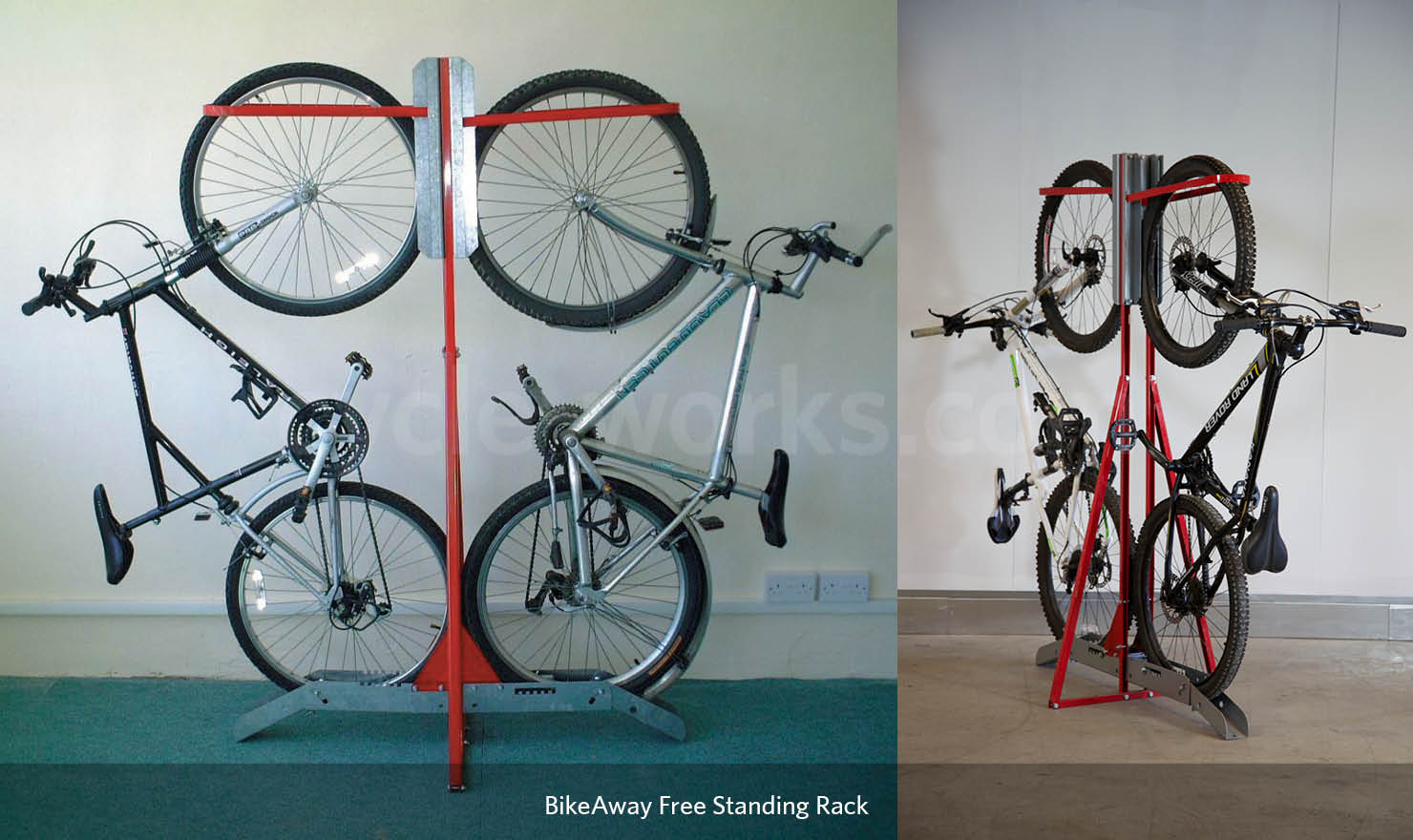 free standing bicycle stand