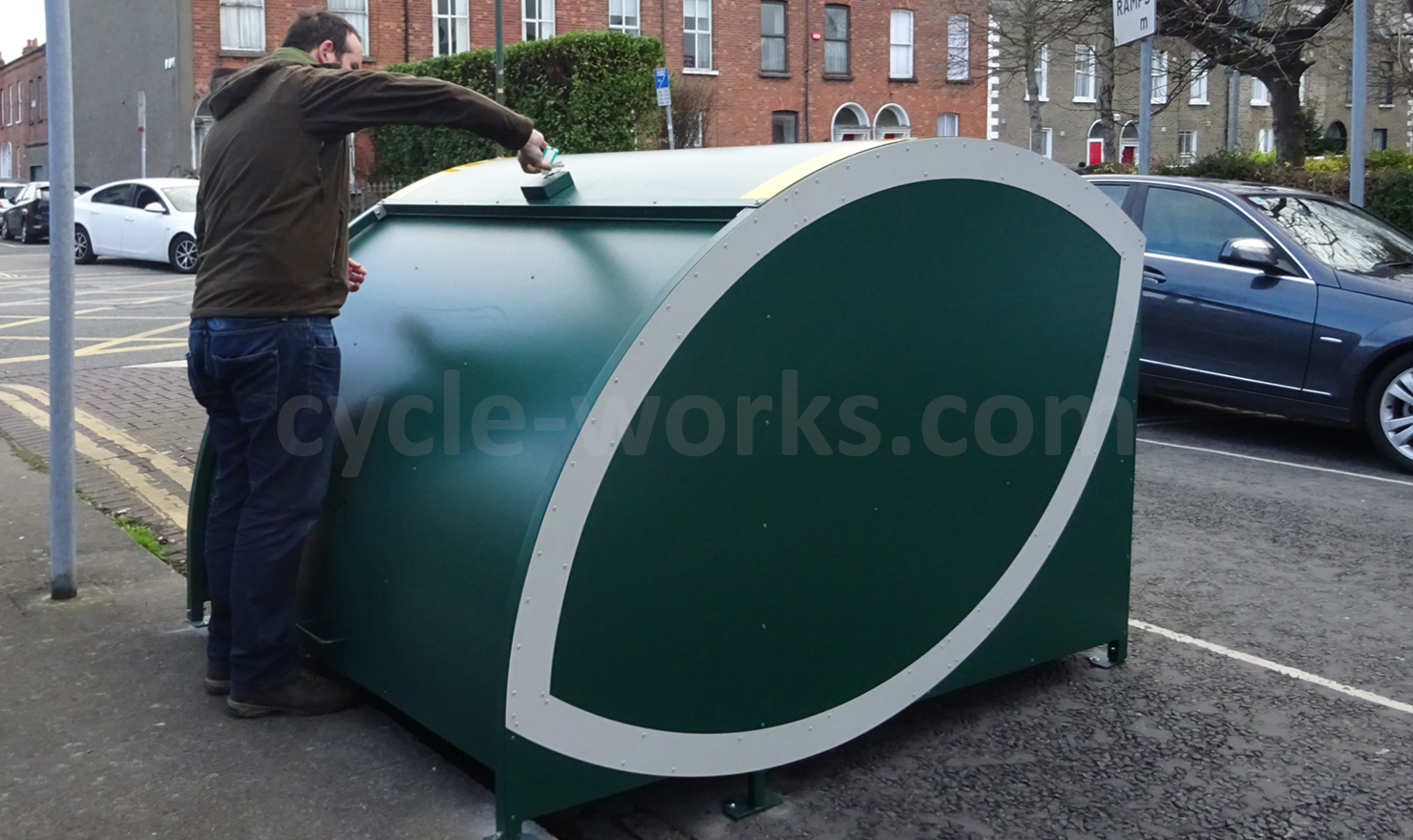 Cycle-Works Velo-Store Multi-Bike Locker on Enmor Street Dublin