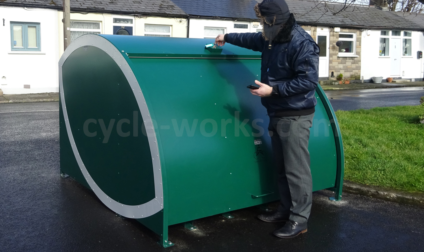 Velo-Store Bike Bunker by Kirwan Cottages Dublin