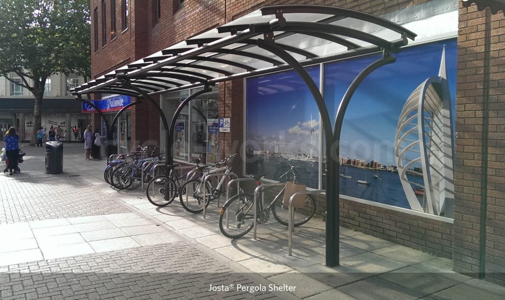 Josta Pergola Bike Shelter Commercial Road Portsmouth