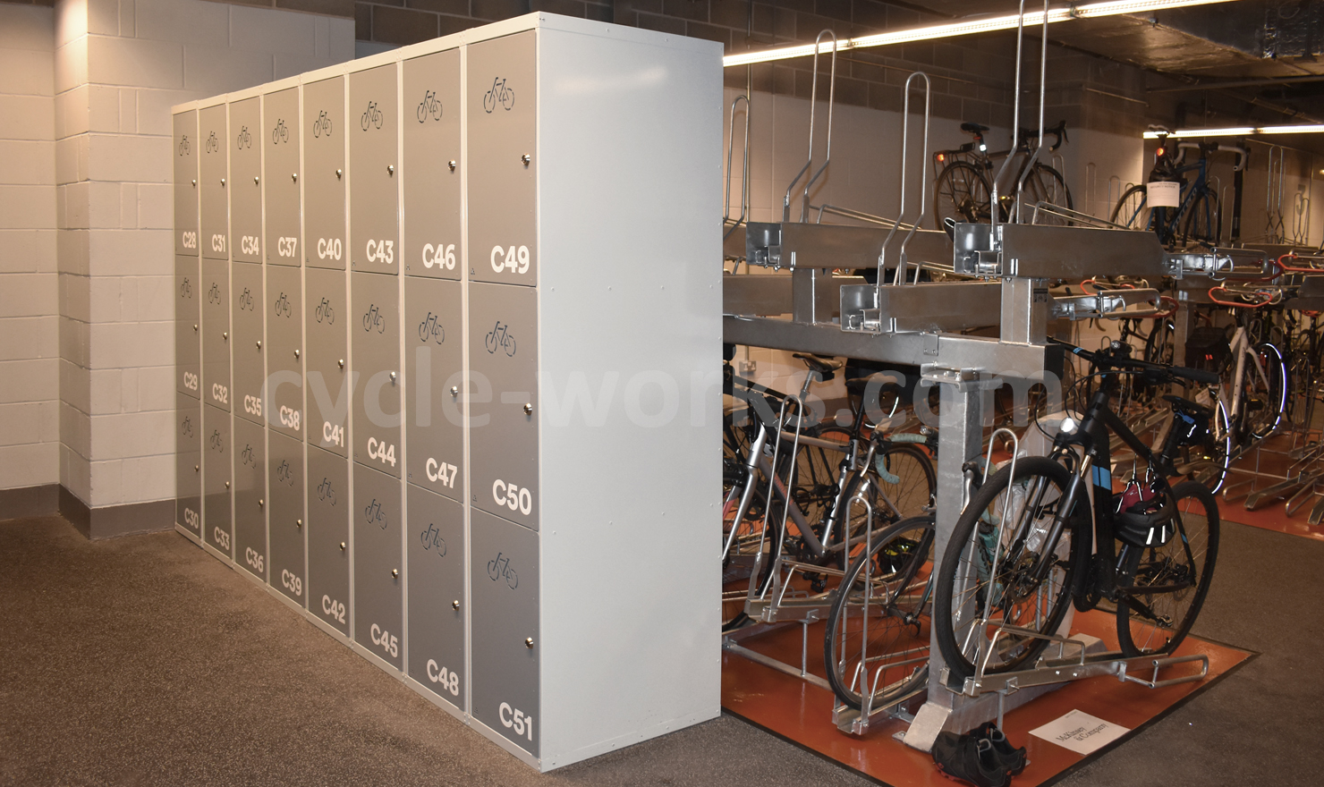 The Post Building - Cycle Lockers