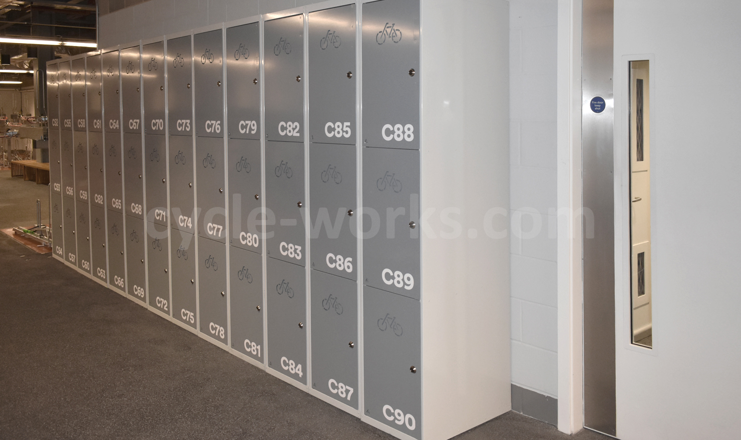 The Post Building - Folding Bike Lockers