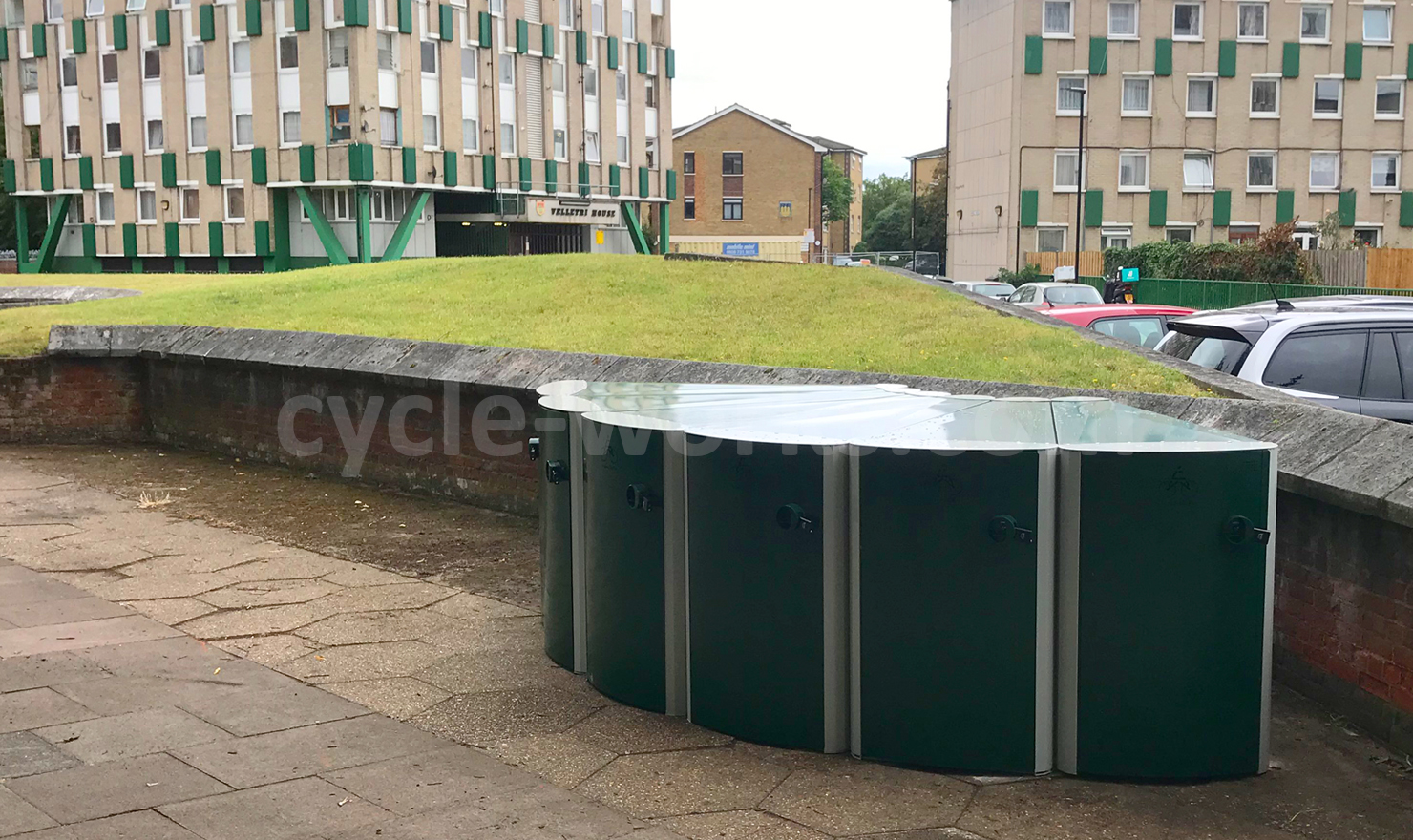 Velo-Safe Cycle Lockers in Mace Street London