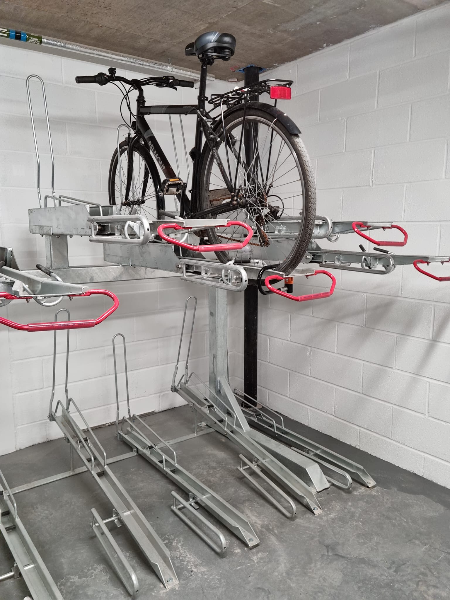 Josta® 2-Tier Rack  Space-efficient bike racking system